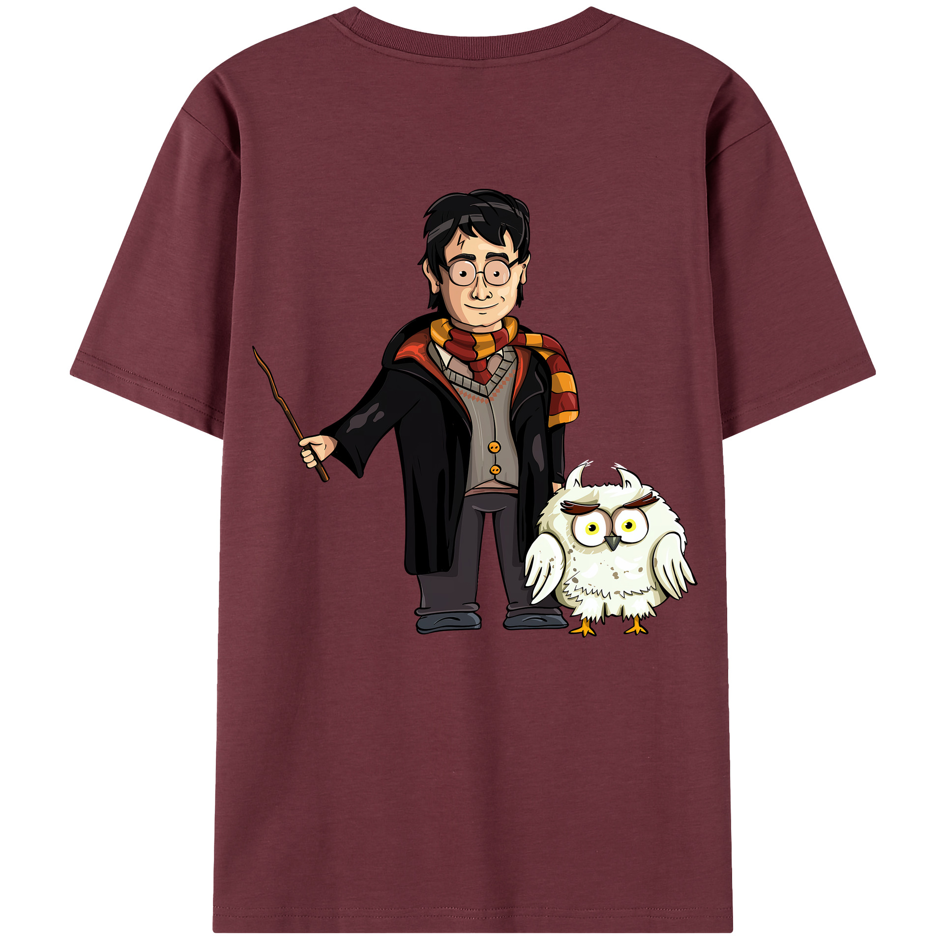 （画像用） Harry Potter ハリー・ポッターシリーズ 綿100％半袖Tシャツ（背面プリント）